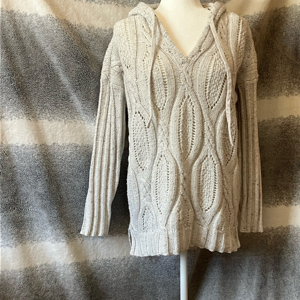 Women’s Cupio winter hooded sweater xlarge cream white